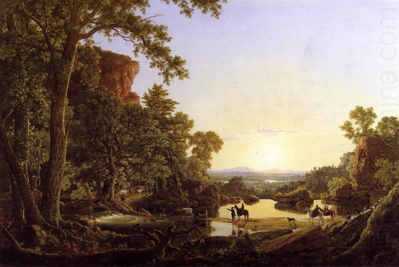 Hooker and Company Journeying through the Wilderness from Plymouth to Hartford in 1636, Frederic Edwin Church
